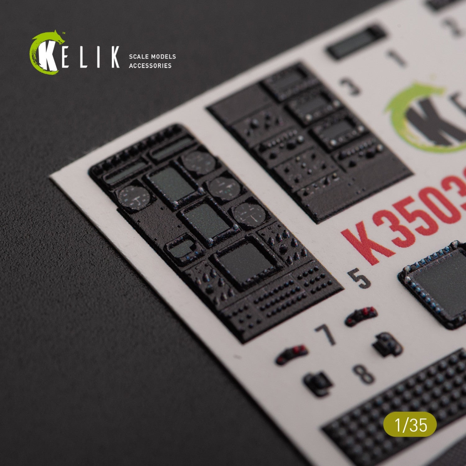 Kelik 1:35 AH-6J/MH6J Little Bird interior 3D decals for Zimi models/KittyHawk Reskit