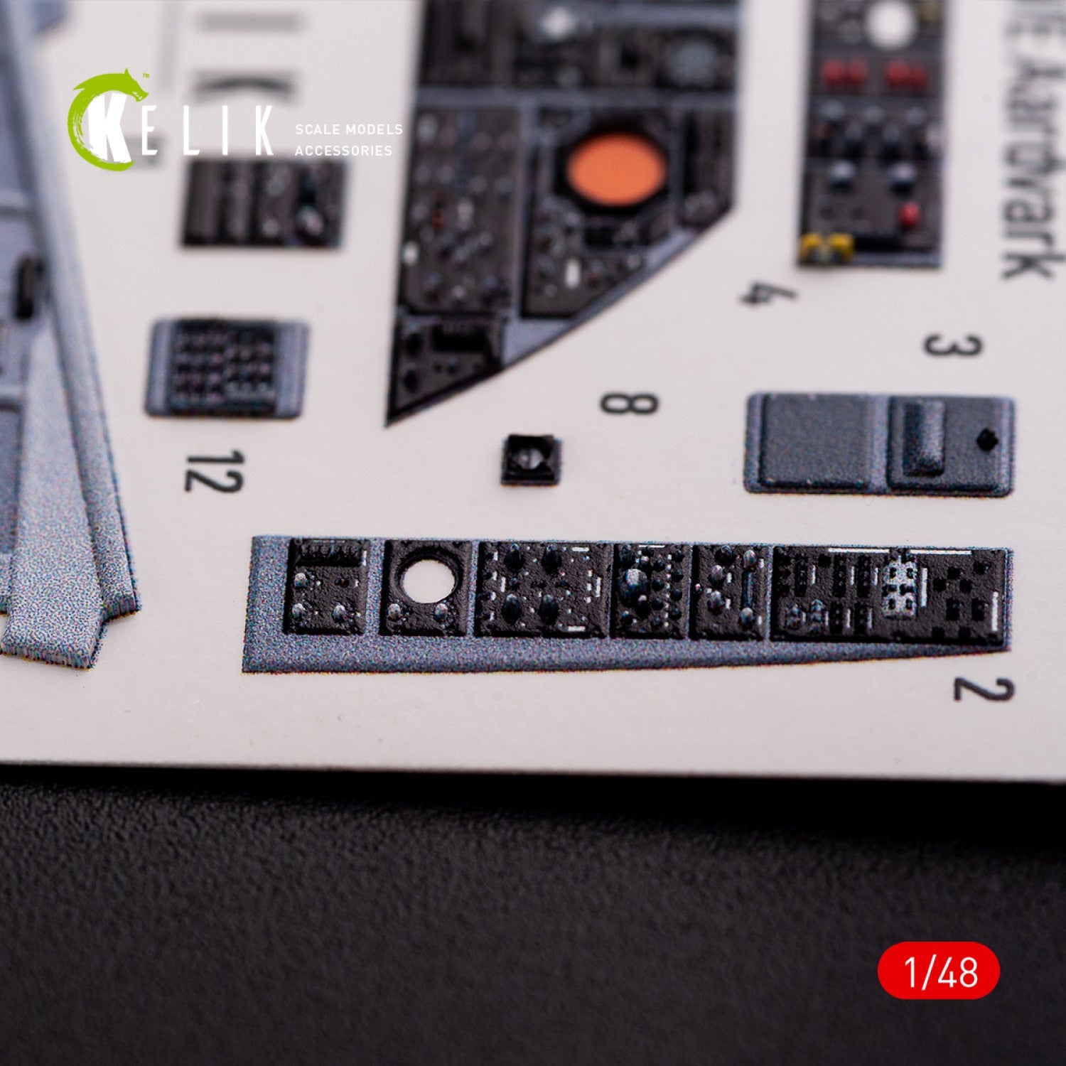 Kelik 1:48 F-111 A/E Aardvark interior 3D decals for HobbyBoss kit Reskit