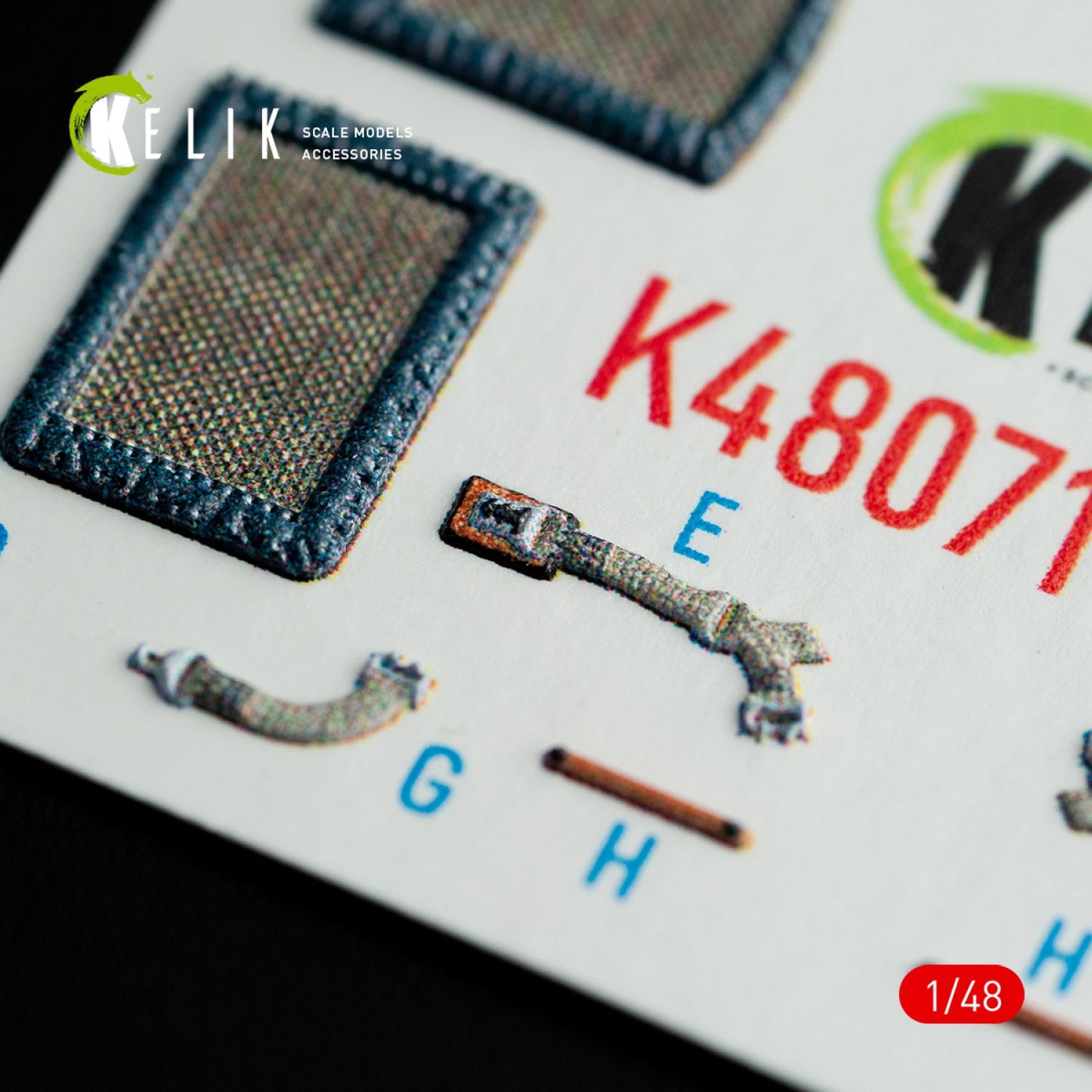 Kelik 1:48 AH-1G interior 3D decals for ICM/Special Hobby kit Reskit
