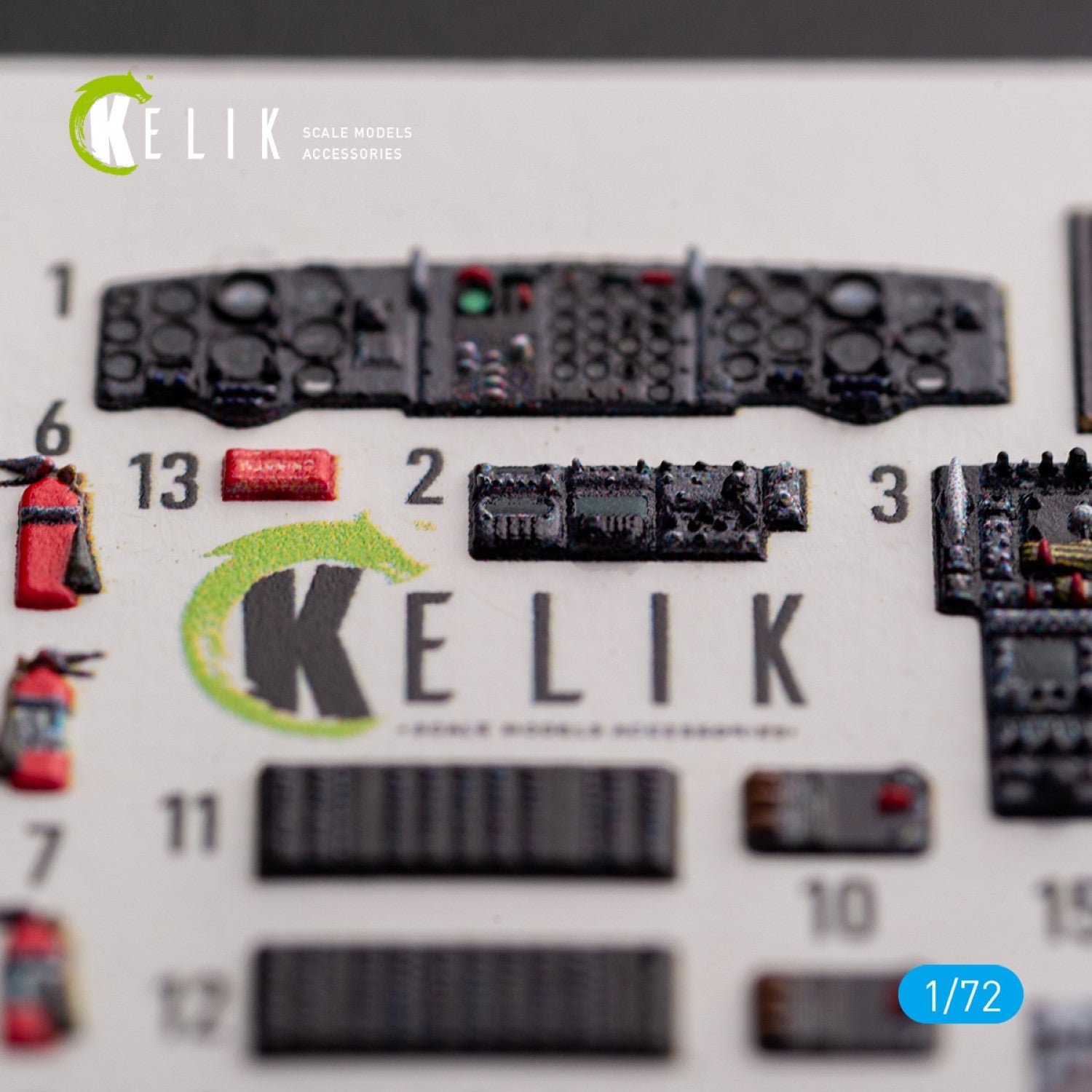 Kelik 1:72 HC.1 "Chinook" - interior 3D decals for Airfix kit Reskit