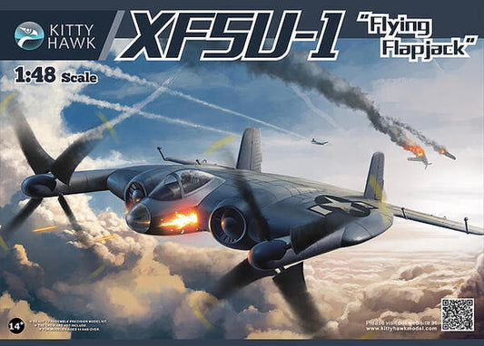Kitty Hawk 1/48 XF5U-1 "Flying Flapjack" Plastic Model Kit HobbyBoss