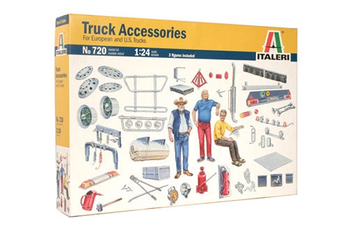 Italeri 1/24 TRUCK ACCESSORIES Plastic Model Kit Italeri
