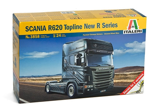 Italeri 1/24 SCANIA R620 V8 New R Series Plastic Model Kit Italeri