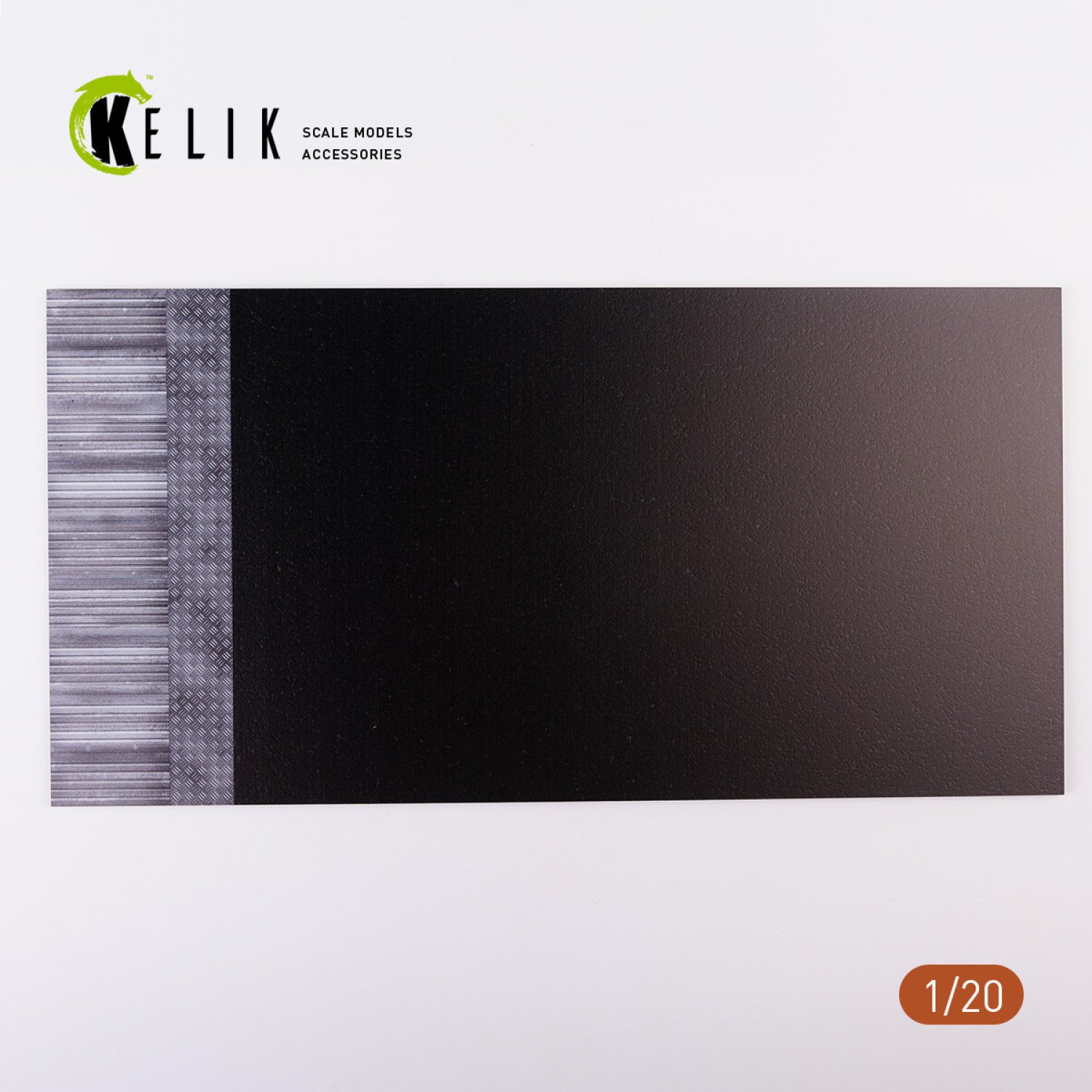 Kelik 1:20 F1 Garage Type 2 Base - Acrylic 3 mm (180 x 357 mm) (210 g) Reskit