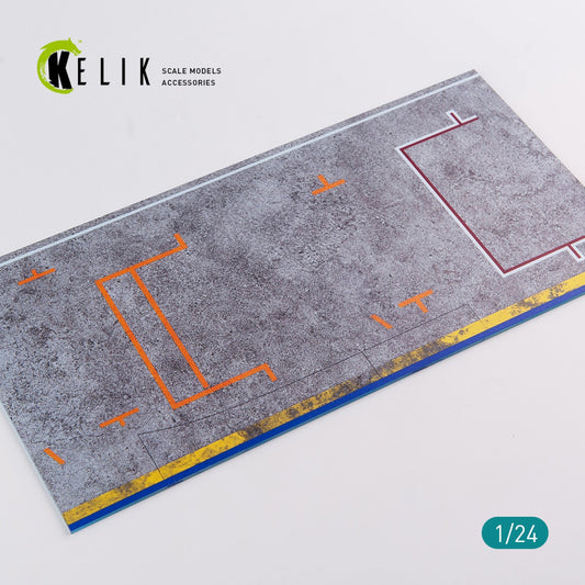 Kelik 1:24 Pitstop 24 Hours of Le Mans  type 1 Base - Acrylic 3 mm (180 x 357 mm) (210 g) Reskit