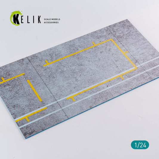Kelik 1:24 Pitstop 24 Hours of Le Mans type 2 Base - Acrylic 3 mm (180 x 357 mm) (210 g) Reskit