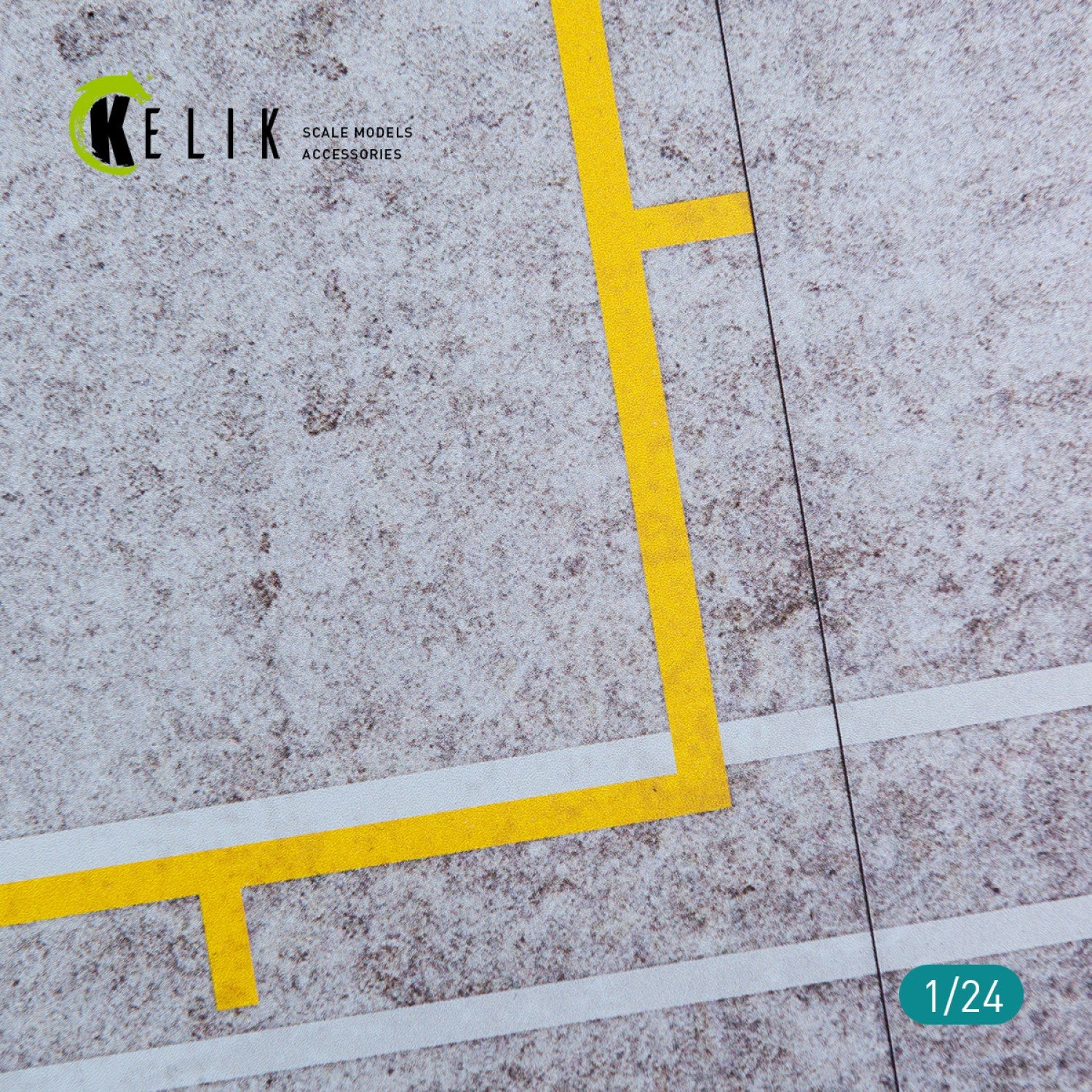 Kelik 1:24 Pitstop 24 Hours of Le Mans type 2 Base - Acrylic 3 mm (180 x 357 mm) (210 g) Reskit