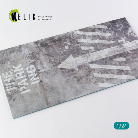 Kelik 1:24 Underground parking Base - Acrylic 3 mm (180 x 357 mm) (210 g) Reskit
