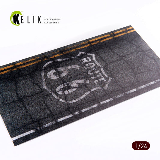 Kelik 1:24 Route 66 - Base - Acrylic 3 mm (180 x 357 mm) (210 g) Reskit