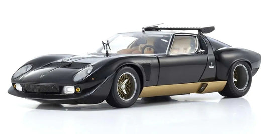 Kyosho 1/18 Lamborghini Miura SVR (Black) Diecast Model Car Kyosho