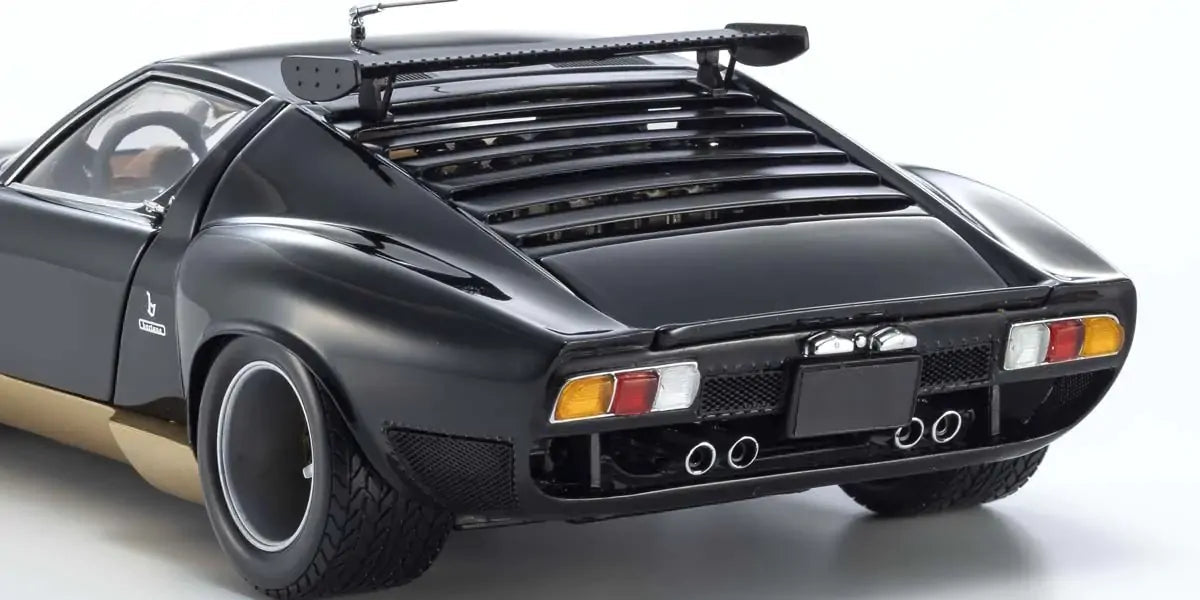 Kyosho 1/18 Lamborghini Miura SVR (Black) Diecast Model Car Kyosho