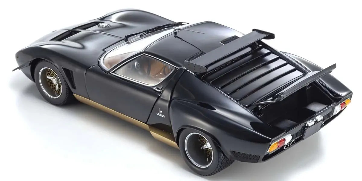 Kyosho 1/18 Lamborghini Miura SVR (Black) Diecast Model Car Kyosho