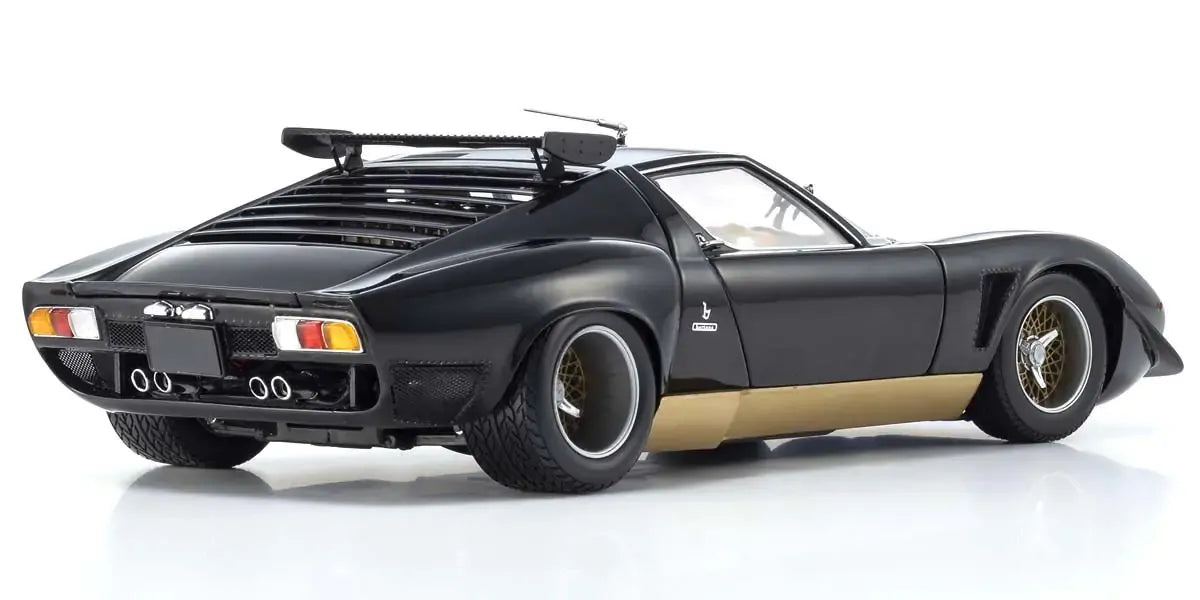 Kyosho 1/18 Lamborghini Miura SVR (Black) Diecast Model Car Kyosho