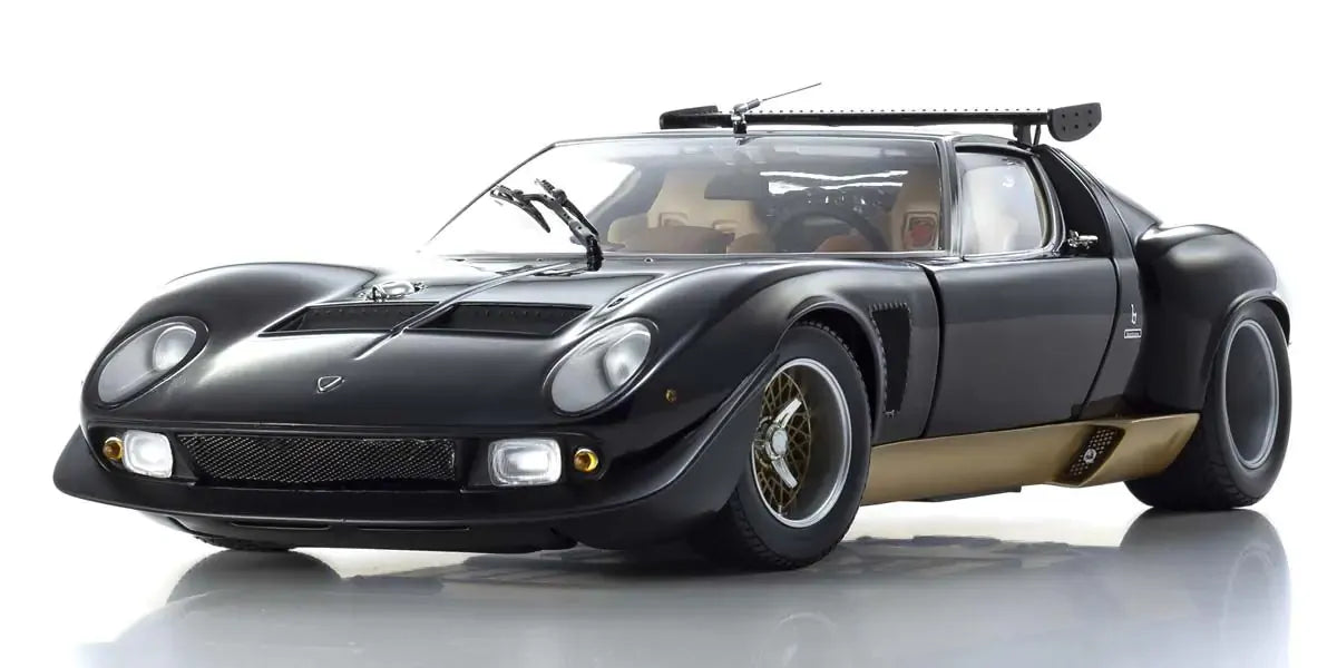 Kyosho 1/18 Lamborghini Miura SVR (Black) Diecast Model Car Kyosho