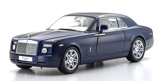 Kyosho 1/18 Rolls-Royce Phantom Coupe Blue Matallic Diecast Model Car