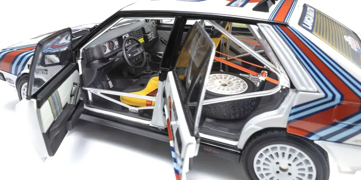 Kyosho 1/18 Lancia Delta HF 4WD 1987 Olympus Rally MARTINI ROSSI Nr.3 Diecast Model Car Kyosho