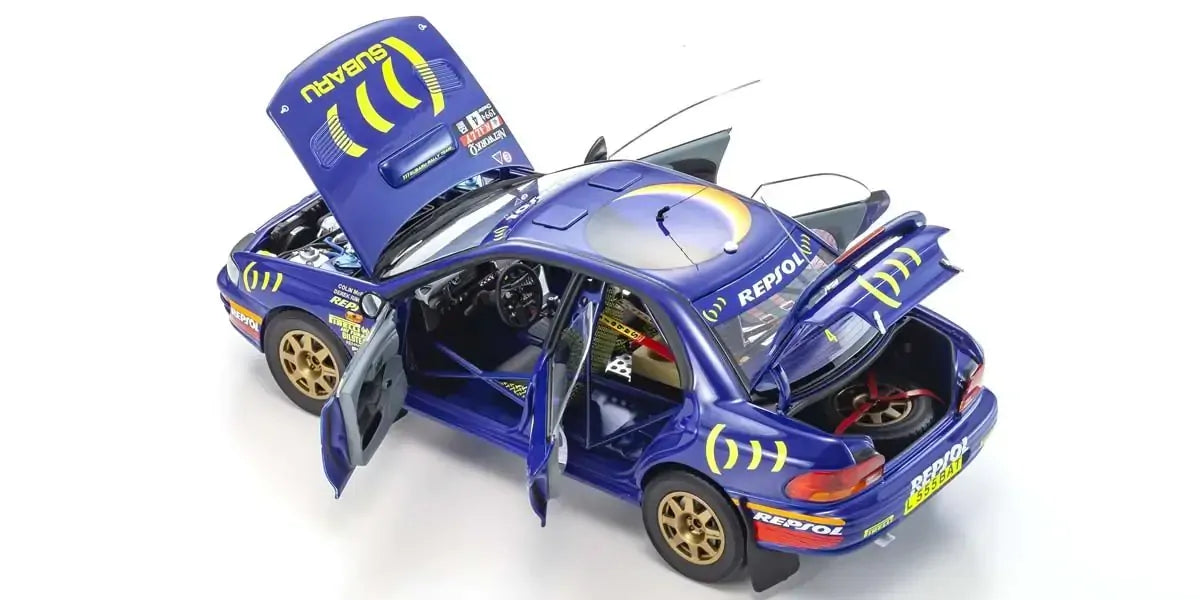 Kyosho 1/18 Subaru Impreza 1994 RAC Nr. 4 Diecast Model Car