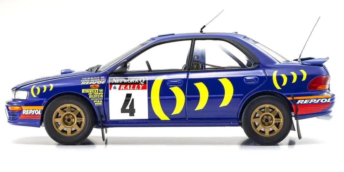 Kyosho 1/18 Subaru Impreza 1994 RAC Nr. 4 Diecast Model Car