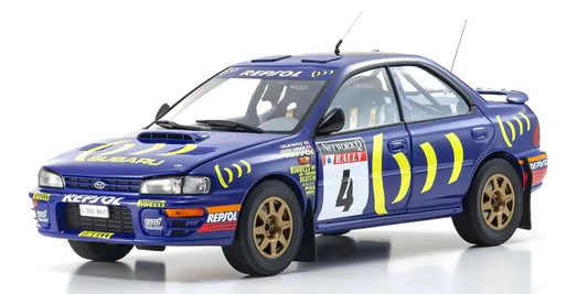 Kyosho 1/18 Subaru Impreza 1994 RAC Nr. 4 Diecast Model Car