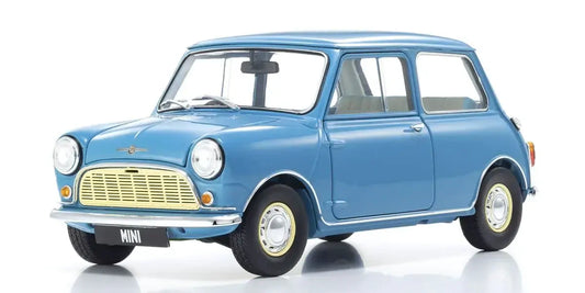 Kyosho 1/18 Morris Mini Minor Clipper Blue Diecast Model Car