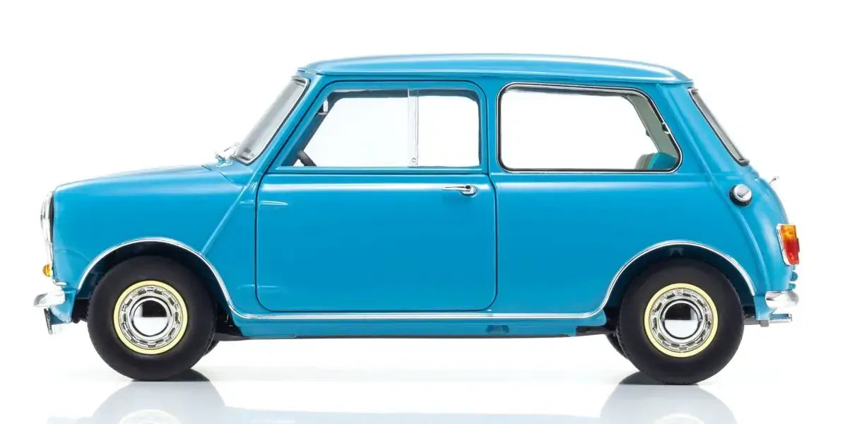 Kyosho 1/18 Morris Mini Minor Clipper Blue Diecast Model Car