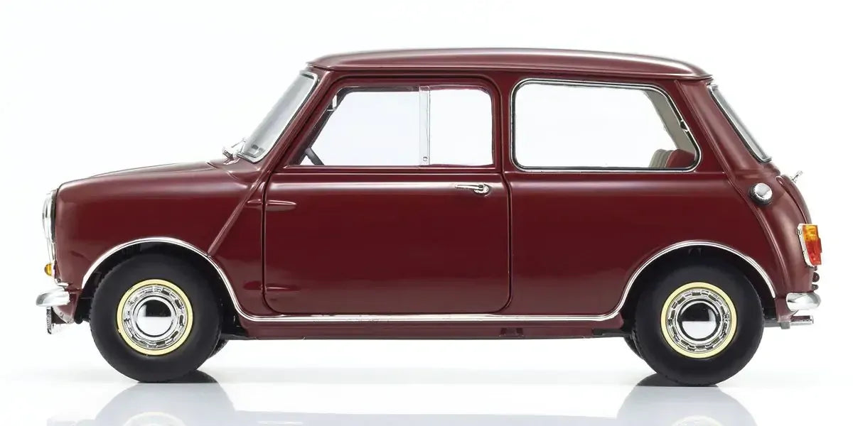 Kyosho 1/18 Morris Mini Minor Cherry Red Diecast Model Car