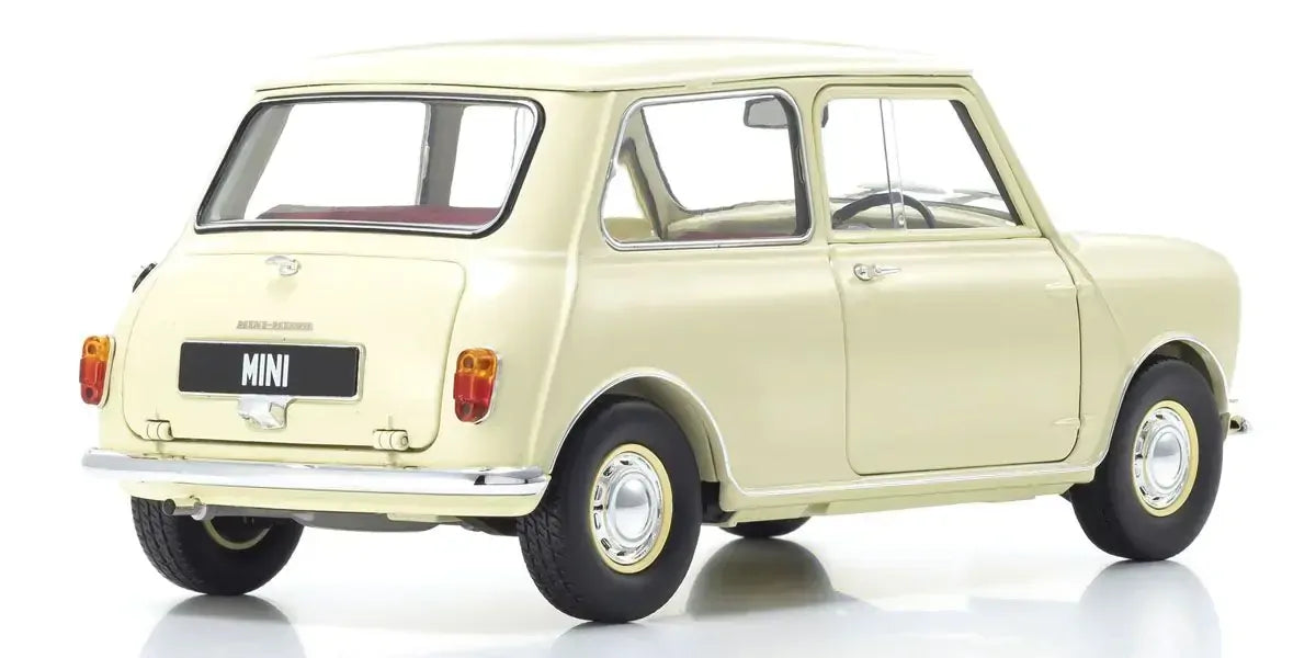 Kyosho 1/18 Morris Mini Minor Old English White Diecast Model Car Kyosho