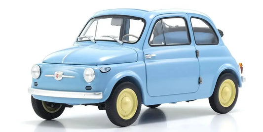 Kyosho 1/18 Fiat NUOVA 500 Cruise Celeste (Blue) Diecast Model Car