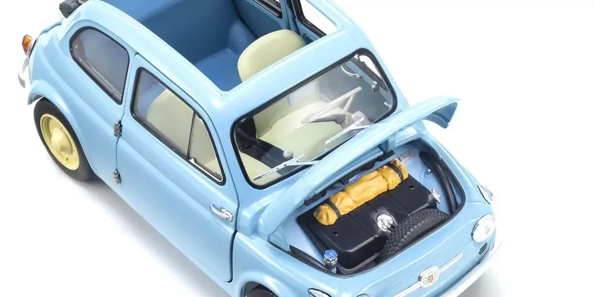 Kyosho 1/18 Fiat NUOVA 500 Cruise Celeste (Blue) Diecast Model Car Kyosho