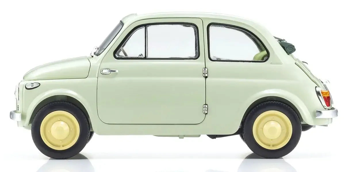 Kyosho 1/18 Fiat NUOVA 500 Green Clear Diecast Model Car Kyosho