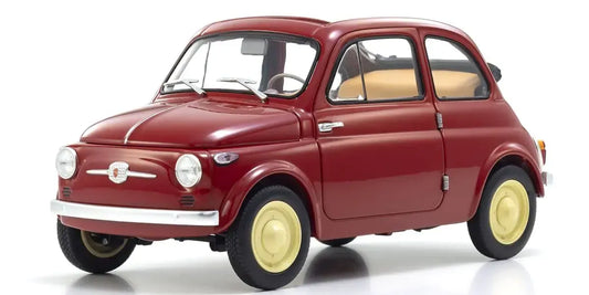 Kyosho 1/18 Fiat NUOVA 500 Coral Red Diecast Model Car