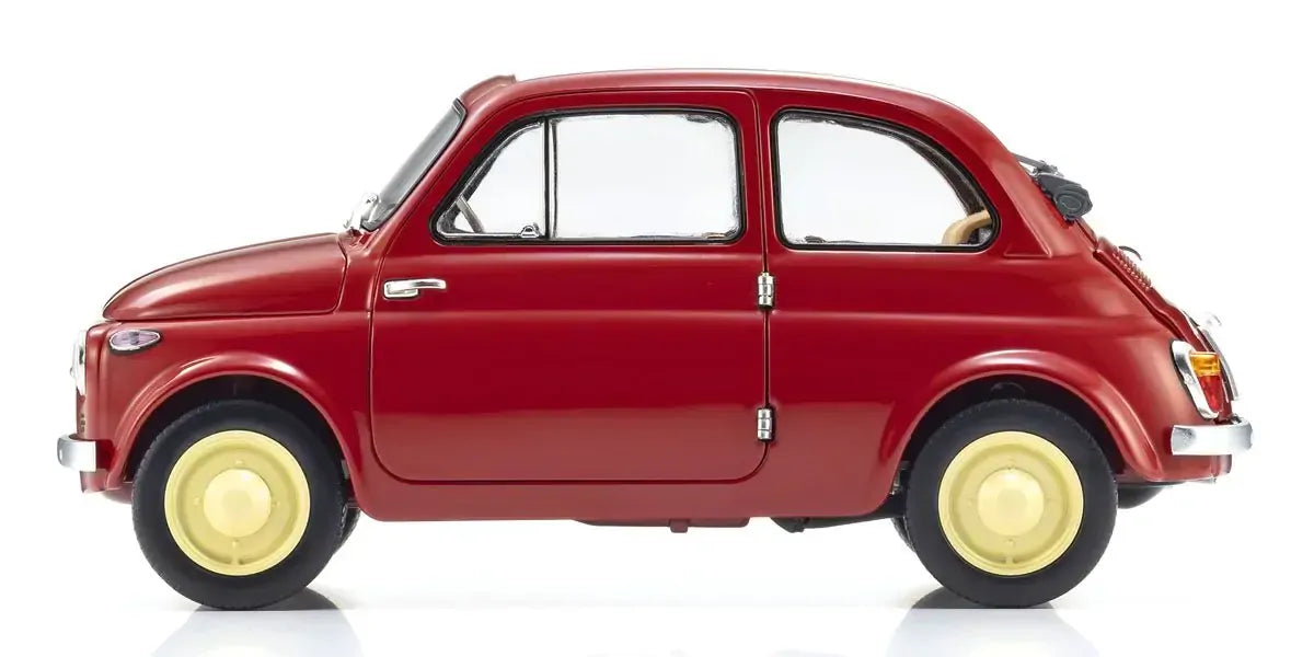 Kyosho 1/18 Fiat NUOVA 500 Coral Red Diecast Model Car