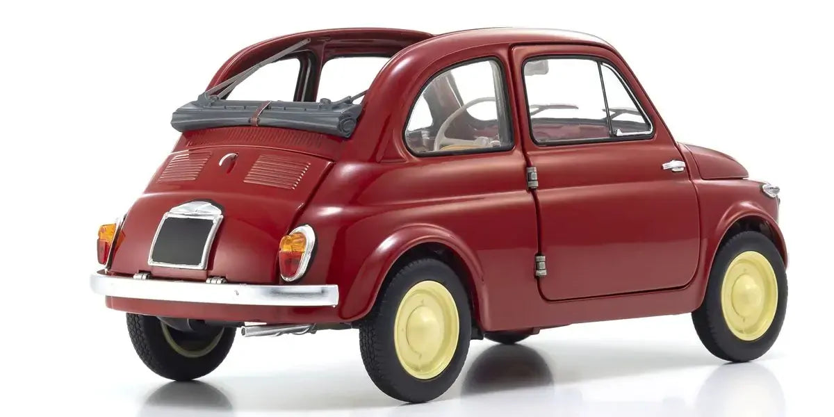 Kyosho 1/18 Fiat NUOVA 500 Coral Red Diecast Model Car