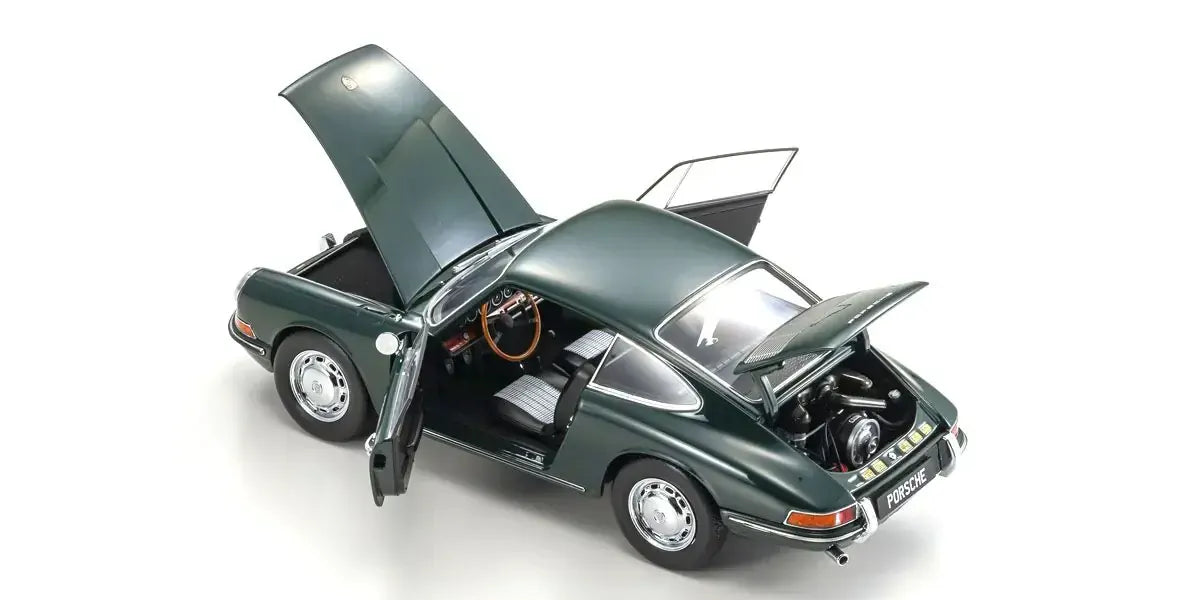 Kyosho 1/18 Porshe 911 (901) 1964 Irish Green Diecast Model Car
