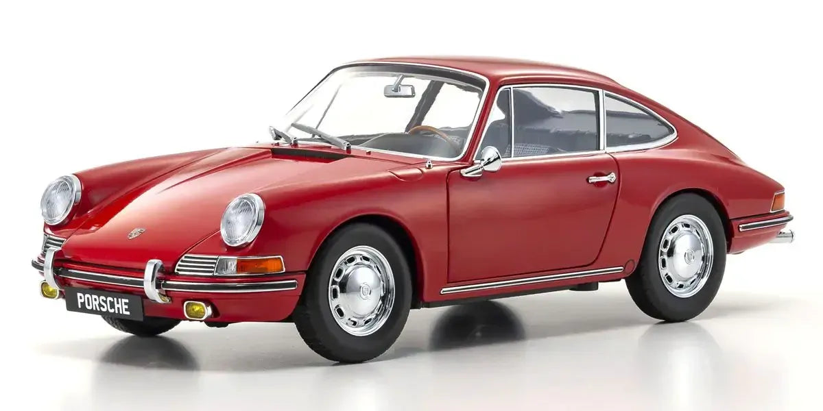 Kyosho 1/18 Porshe 911 (901) 1964 Signal Red Diecast Model Car Kyosho