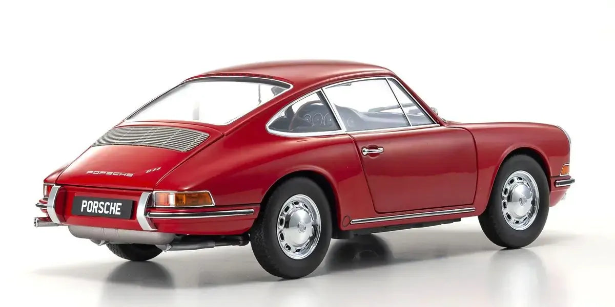 Kyosho 1/18 Porshe 911 (901) 1964 Signal Red Diecast Model Car Kyosho