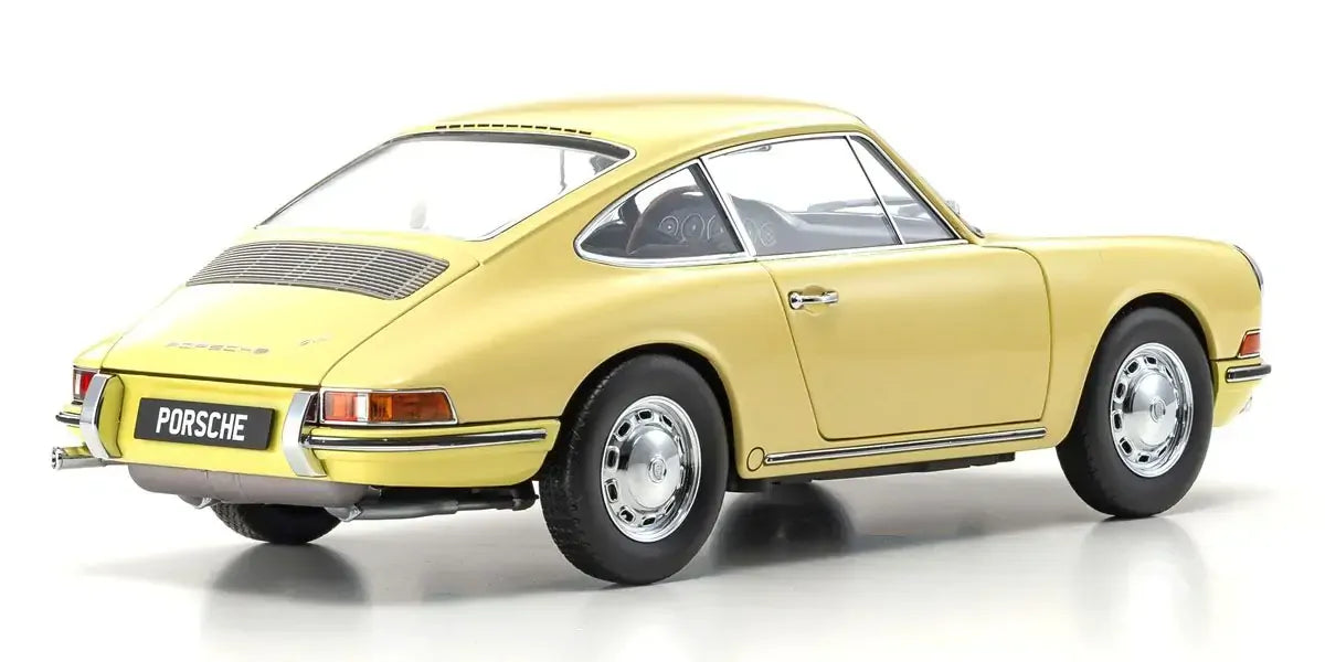 Kyosho 1/18 Porshe 911 (901) 1964 Champagne Yellow Diecast Model Car