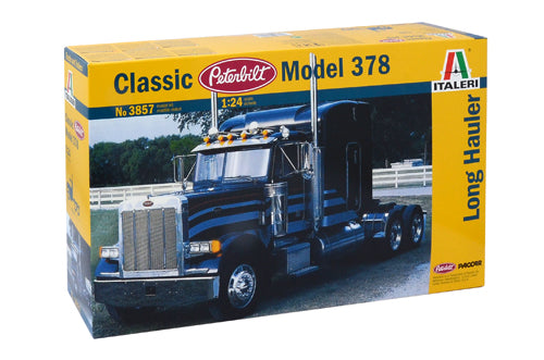 Italeri 1/24 PETERBILT 378 ''Long Hauler'' Plastic Model Kit Italeri