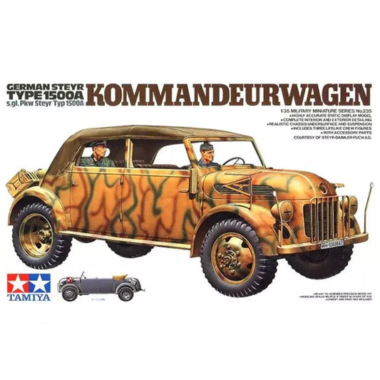 Tamiya 1/35 German Steyr Type 1500A Kommandeurwagen Plastic Model Kit Tamiya