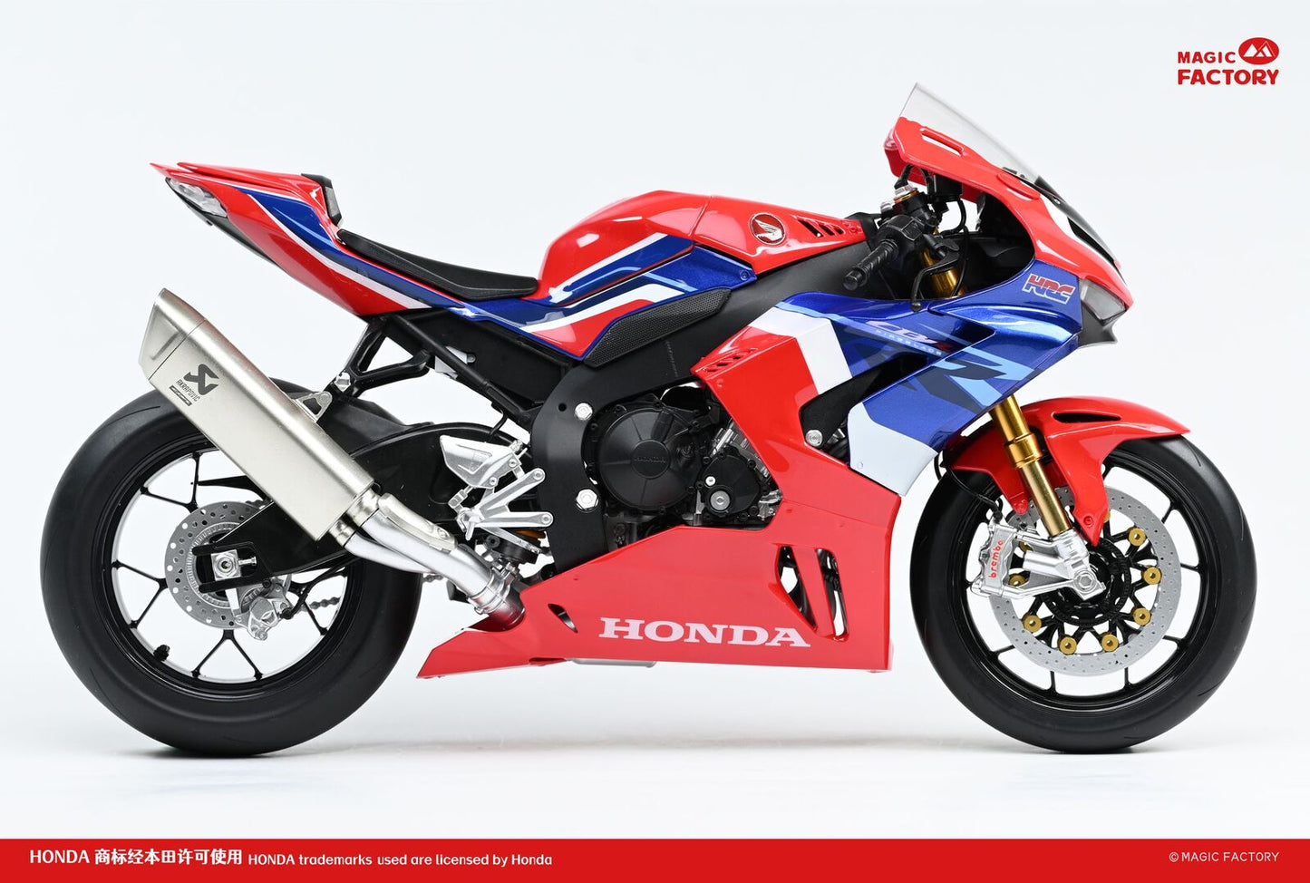 Magic Factory 1/9 Honda CBR1000RR-R Fireblade SP Plastic Model Kit Blue Red Magic Factory