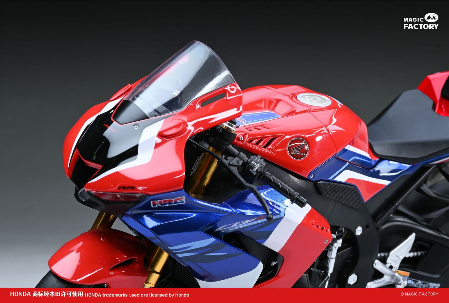 Magic Factory 1/9 Honda CBR1000RR-R Fireblade SP Plastic Model Kit Blue Red Magic Factory