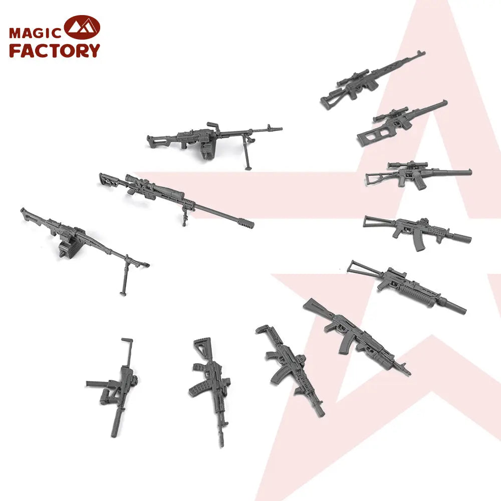 Magic Factory 1/35 Russian Infantry Individual Weapons Set Plastic Model Kit Magic Factory