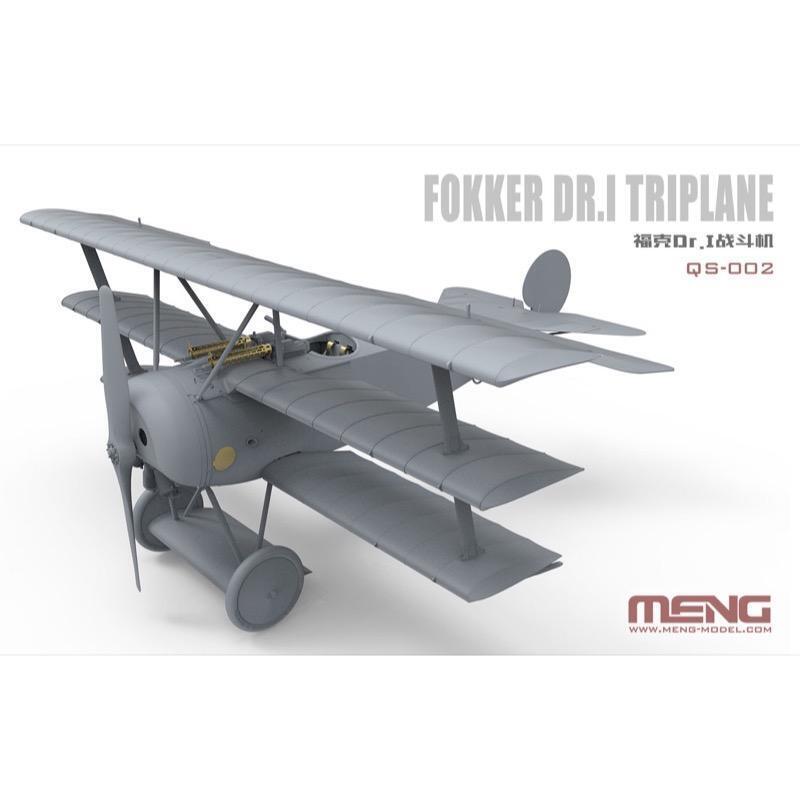 Meng 1:32 Fokker Dr.I Fighter Red Baron (1:10 With Resin Bust)