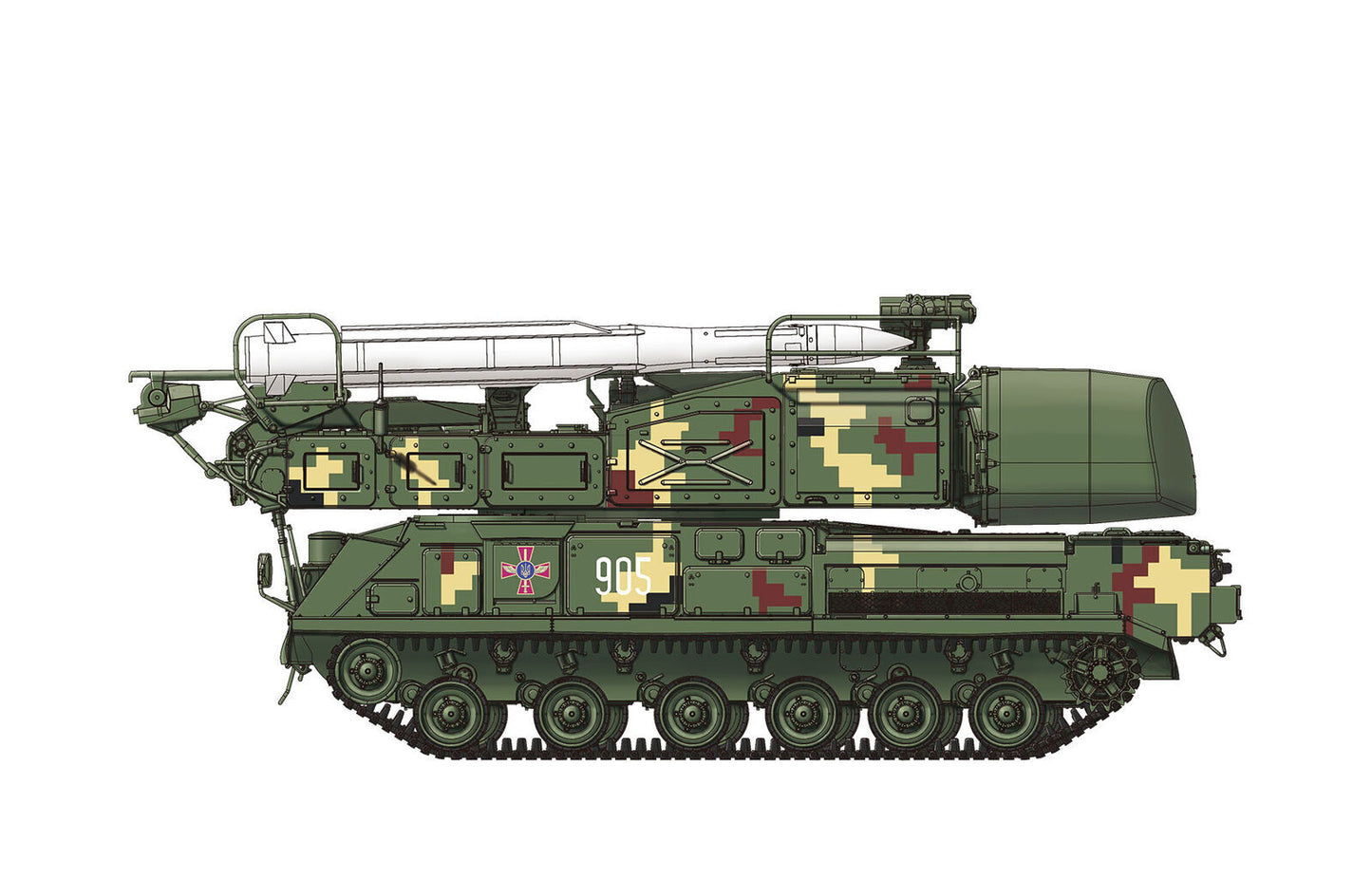 Meng 1/35 Russian 9K37M1 BUK Plastic Model Kit