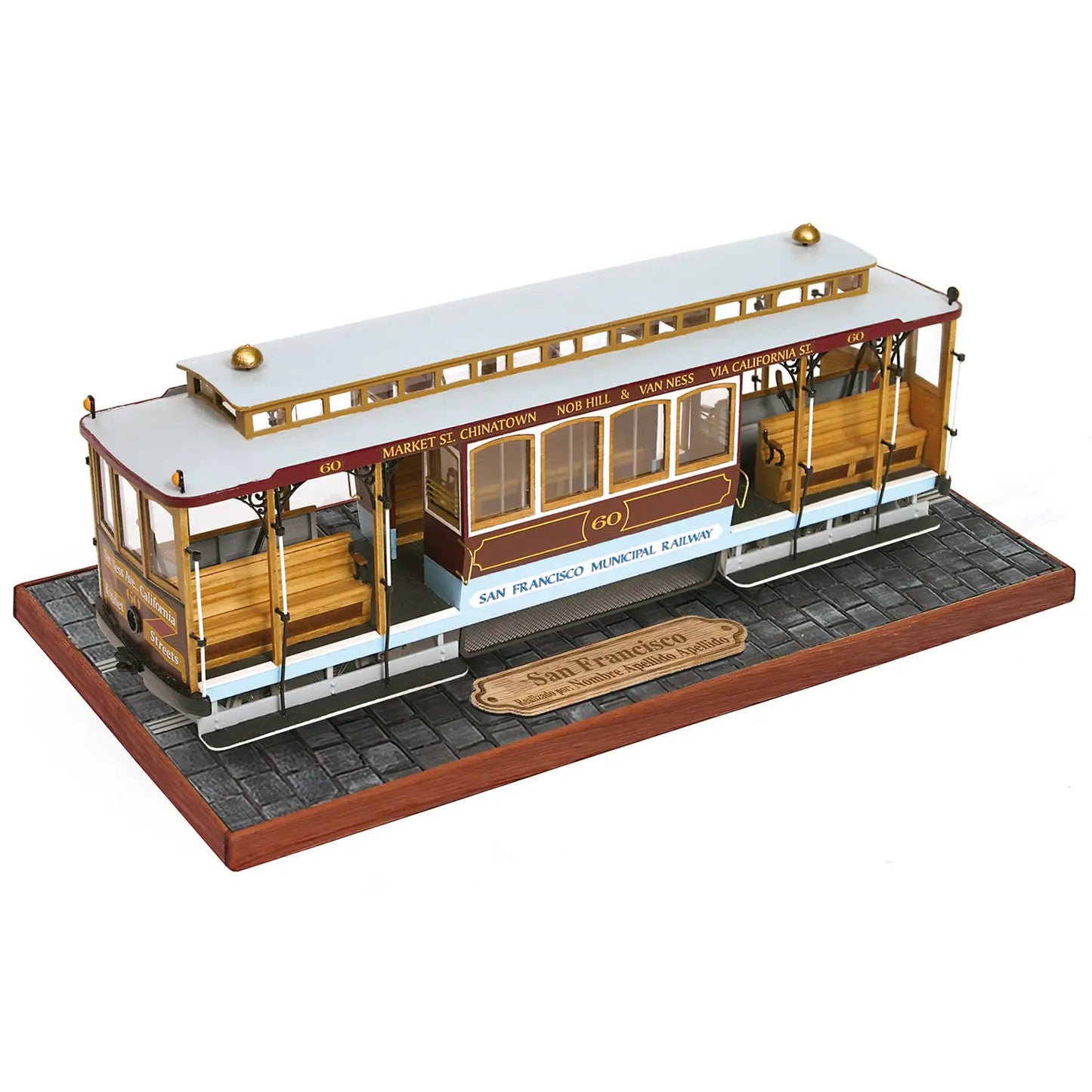 OcCre 1/24 San Francisco Tram Model Kit