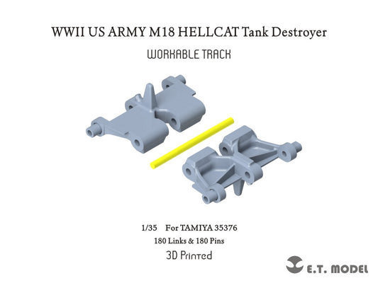E.T. Model 1/35 WWII IJA Type 89 I-Go Kou Workable Track(3D Printed)