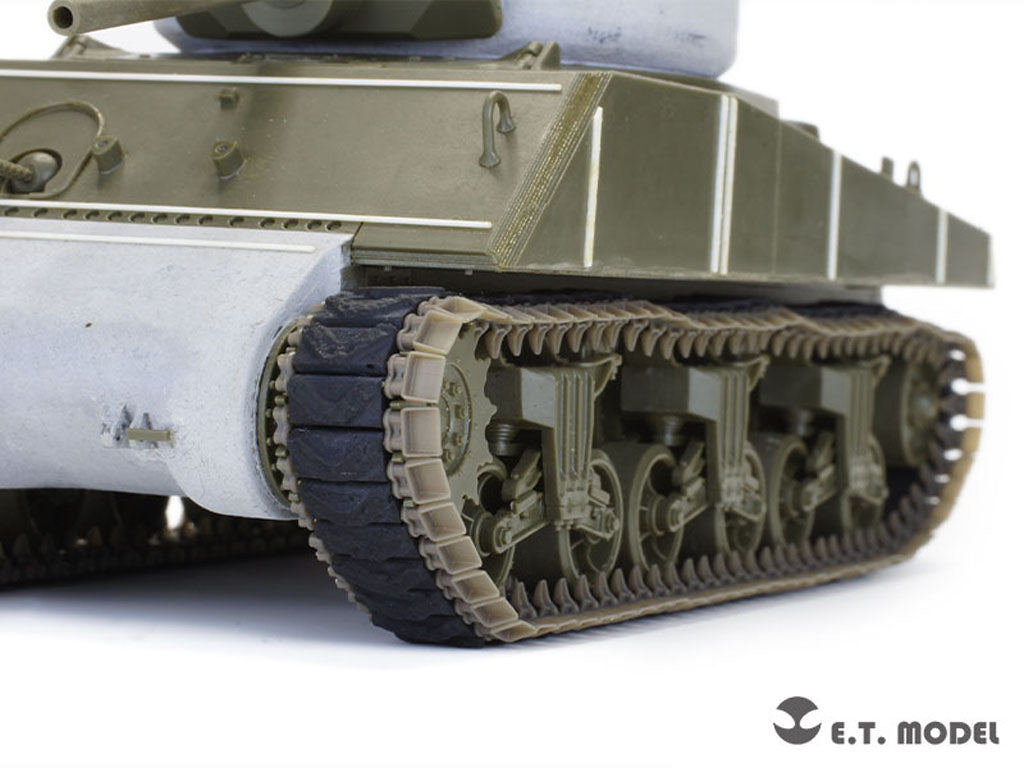 E.T. Model 1/35 WWII US ARMY M4 Sherman Extended End Connectors "Duck bill" type 1