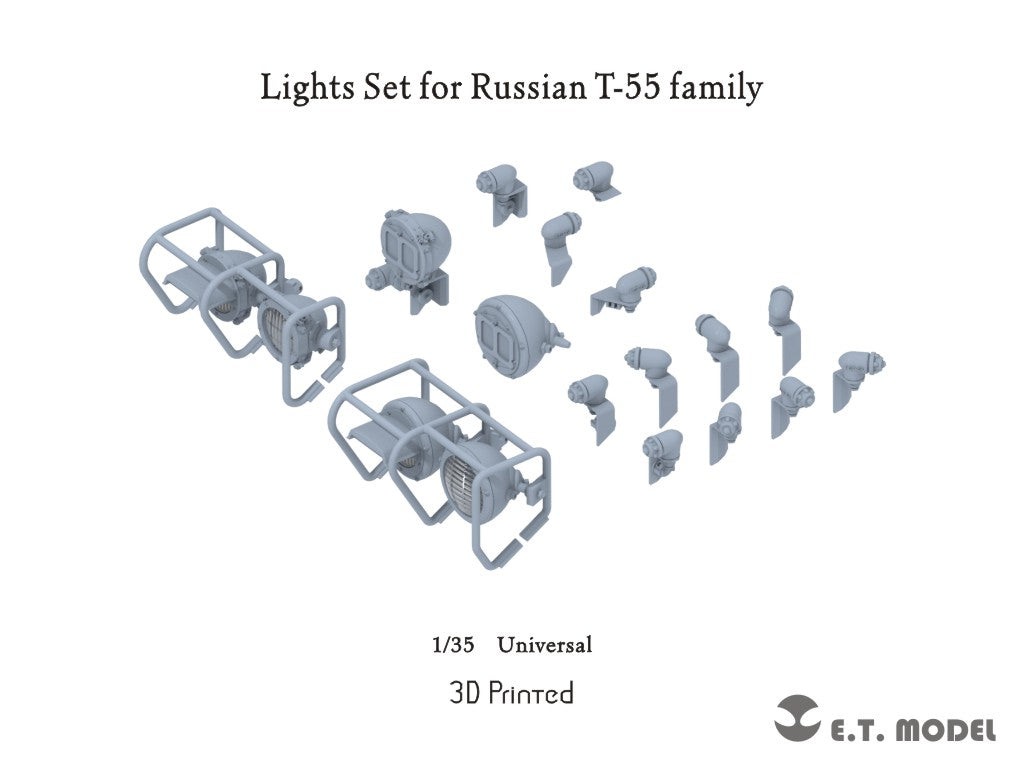 E.T. Model 1/35 Lights Set for Russian T-55 Family E.T. Model