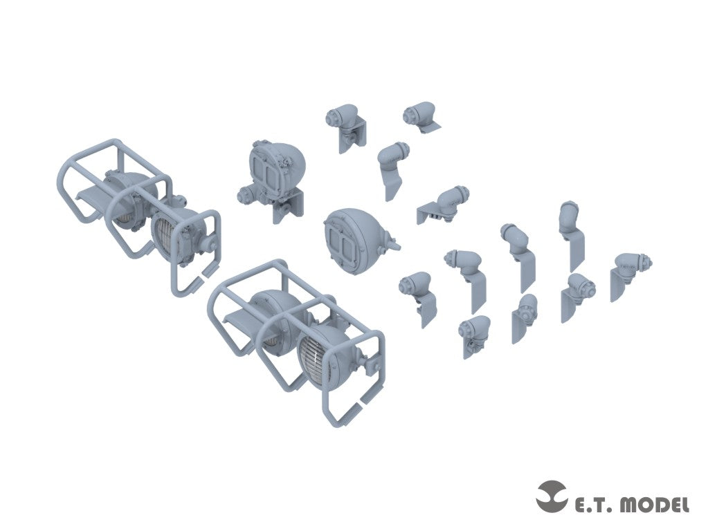 E.T. Model 1/35 Lights Set for Russian T-55 Family E.T. Model