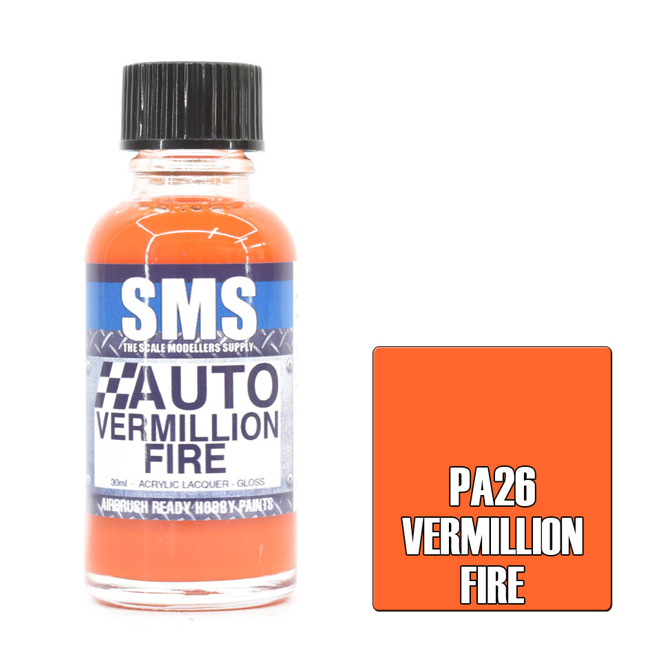 SMS Auto Colour VERMILLION FIRE 30ml
